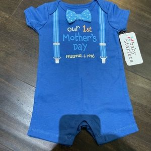 NEW baby starter's mother's day outfit bodysuit 3month